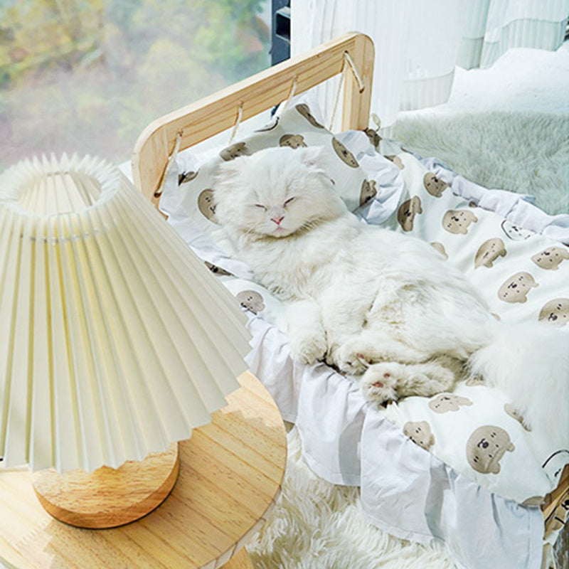 Cat Bed With Removable And Washable Blanket