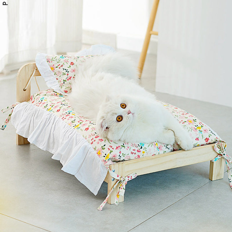 Cat Bed With Removable And Washable Blanket
