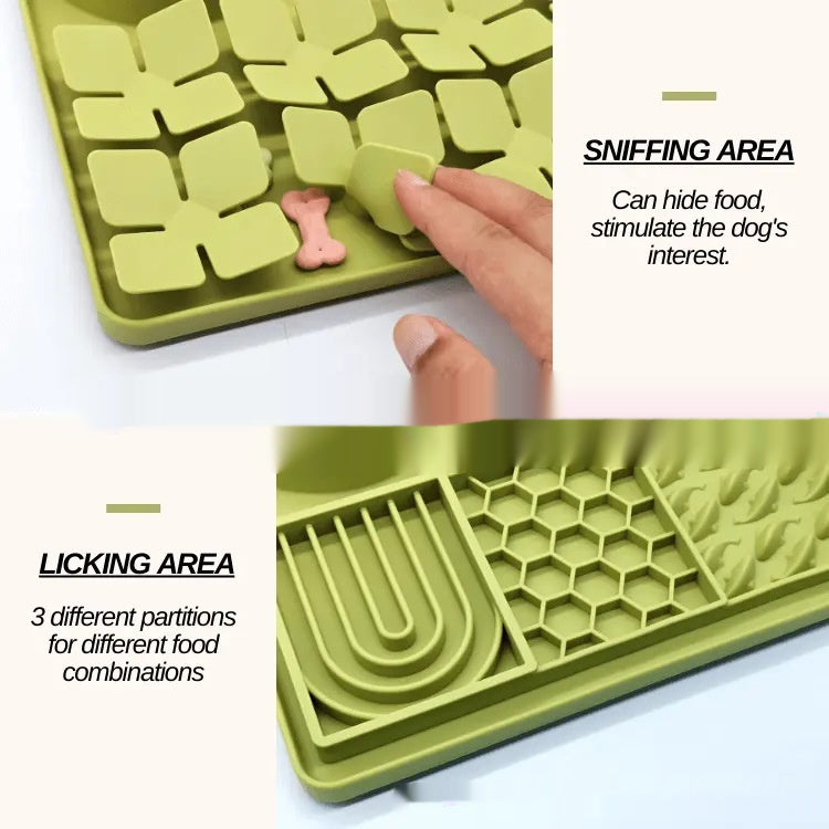 Suction Cup Slow Food Mat Dog Licking Mat
