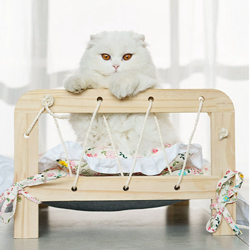 Cat Bed With Removable And Washable Blanket