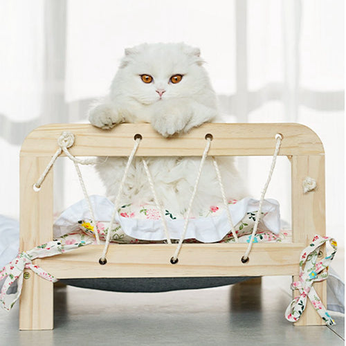 Cat Bed With Removable And Washable Blanket