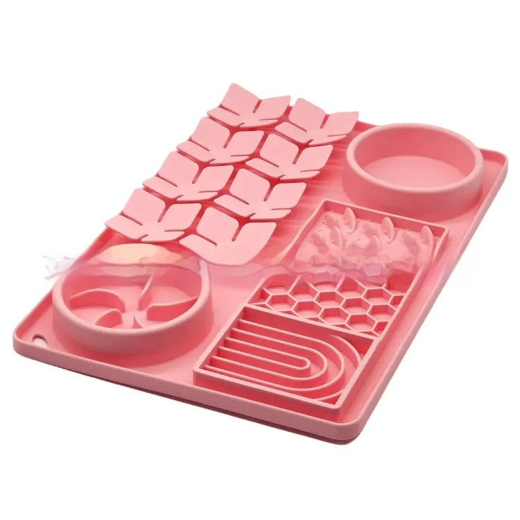 Suction Cup Slow Food Mat Dog Licking Mat