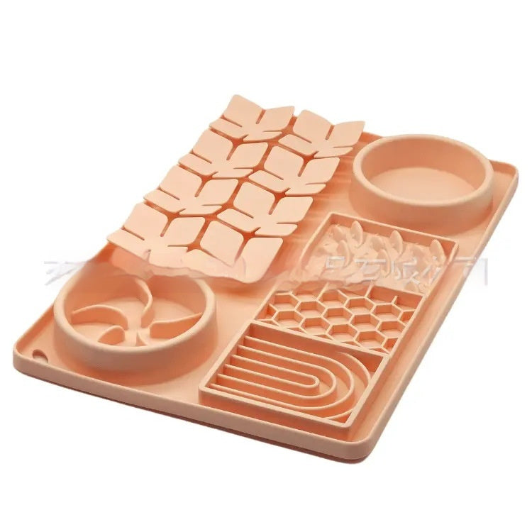Suction Cup Slow Food Mat Dog Licking Mat
