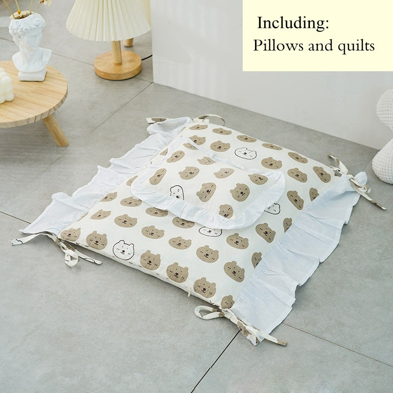 Cat Bed With Removable And Washable Blanket