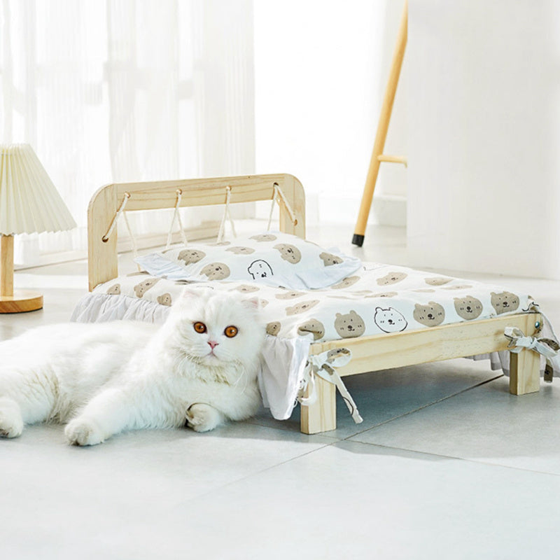Cat Bed With Removable And Washable Blanket
