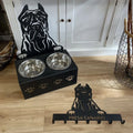 Personalized Dog Food Bowl Holder